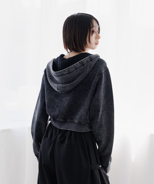 UNISEX/選べる着丈】ピグメントZIPパーカー（パーカー）｜Anui