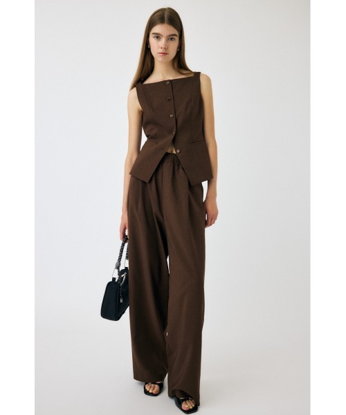 MOUSSY（マウジー）の「BOAT NECK ベスト（ベスト）」 - WEAR