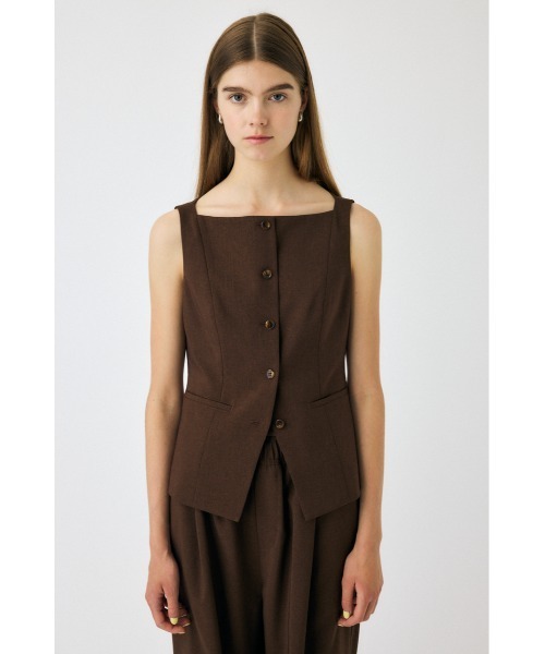 セール】BOAT NECK ベスト（ベスト）｜MOUSSY（マウジー）の