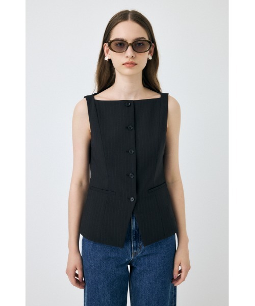 セール】BOAT NECK ベスト（ベスト）｜MOUSSY（マウジー）の