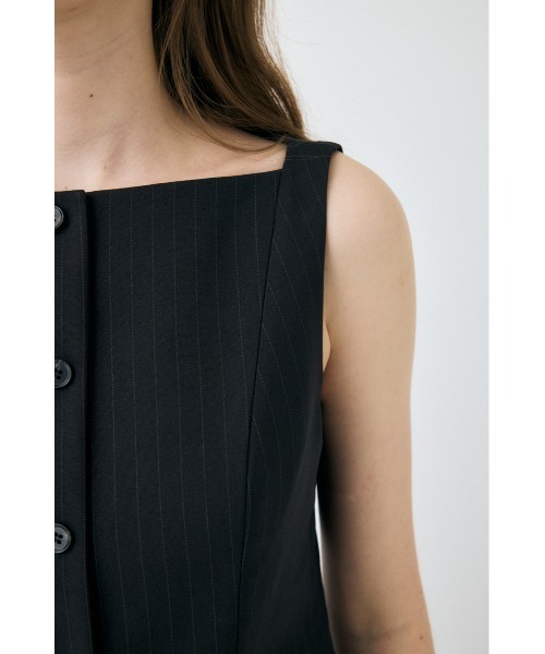 MOUSSY（マウジー）の「BOAT NECK ベスト（ベスト）」 - WEAR