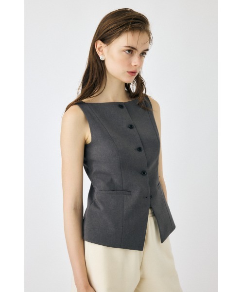 BOAT NECK ベスト（ベスト）｜MOUSSY（マウジー）のファッション