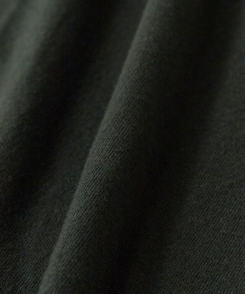 FLISTFIA（フリストフィア）の「FLISTFIA/フリストフィア Short Sleeve Henley Neck ショートスリーブトップス（Tシャツ/カットソー・メンズ・ダークグリーン・3）」の7枚目の写真