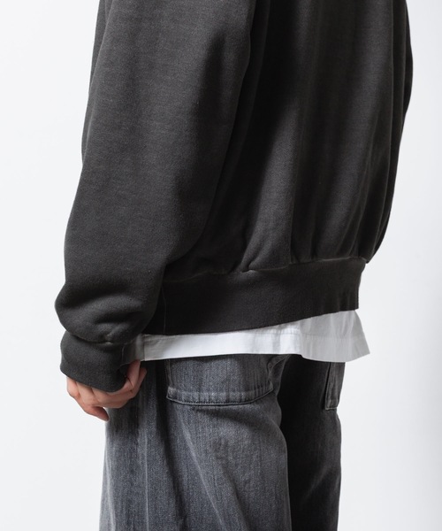 VEIN (ヴェイン)の「ジャンベルカテリー コールドダイド ジップアップフーディー / JUMBERCA TERRY COLD DYED ZIP UP HOODIE(パーカー・メンズ・グレー・1/3/2)」の16枚目の写真