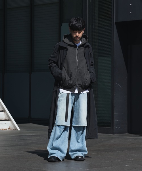 VEIN (ヴェイン)の「ジャンベルカテリー コールドダイド ジップアップフーディー / JUMBERCA TERRY COLD DYED ZIP UP HOODIE(パーカー・メンズ・グレー・1/3/2)」の7枚目の写真