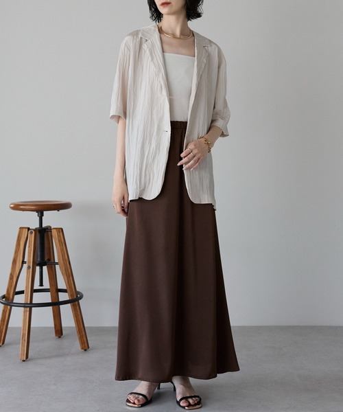 美品⭐セオリー サテン テーラードジャケット とろみ ◇ドビーオックステーラードジャケット（0773150200