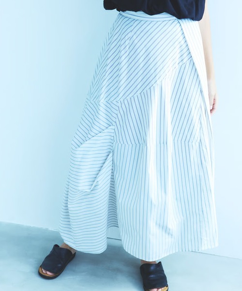 c/est(シーエ)の「c/est/シーエ LUCK スカート 秋物 秋服 2026年秋冬(スカート・レディース・ネイビー/オフホワイト・2/1)」の21枚目の写真