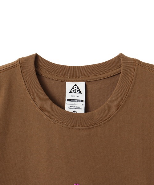 ACG(エィシージー)の「NIKE AS M NRG ACG SS TEE LBR LUNGS / ナイキ ACG NRG LBR LUNGS S/S Tシャツ 【SP】(Tシャツ/カットソー・メンズ・ブラウン・S/M/L/XL/XXL)」の3枚目の写真