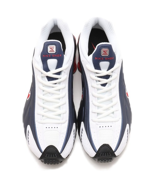 NIKE(ナイキ)の「NIKE SHOX R4 / ナイキ ショックス R4 【SP】(スニーカー・メンズ・ネイビー・26.5cm/27.0cm/27.5cm/28.0cm/28.5cm/29.0cm/26.0cm/24.5cm/24.0cm/25.0cm/30.0cm)」の5枚目の写真