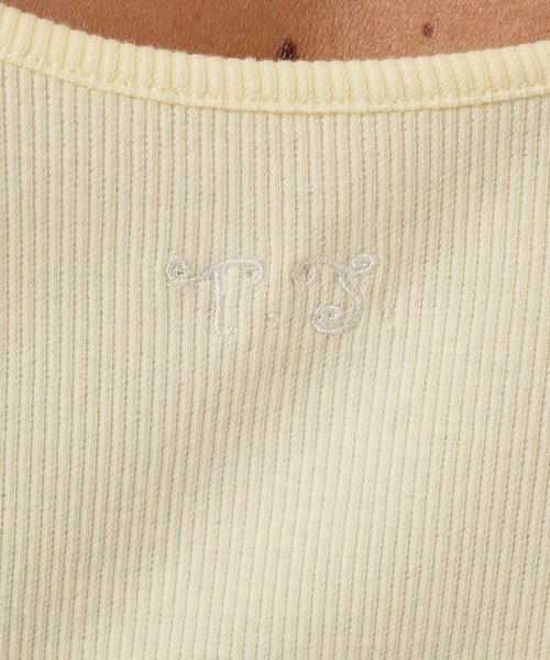 TINA:JOJUN(ティーナジョジュン)の「ラウンドネック リブ Tシャツ TINA:JOJUN(Tシャツ/カットソー・レディース・ネイビー/ホワイト/ブラック/クリーム・M)」の12枚目の写真