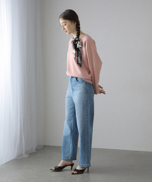 La TOTALITE(ラトータリテ)の「【洗える】接結クルーネックプルオーバー(ニット/セーター・レディース・ホワイト系その他/ブラウン/ピンク・FREE)」の19枚目の写真