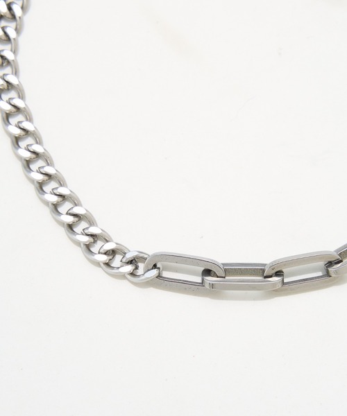 PAPILLONNER(パピヨネ)の「【OT】ステンレスチェーンブレス(ブレスレット・レディース・シルバー/ゴールド・FREE)」の8枚目の写真