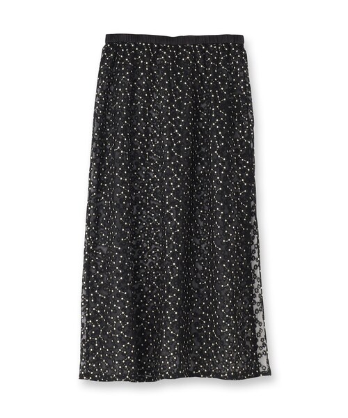 INDIVI(インディヴィ)の「【トレンド感◎】レイヤード レーススカート(スカート・レディース・ブラック系・05/13/38)」の6枚目の写真