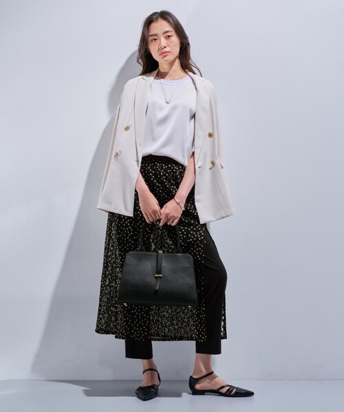 INDIVI(インディヴィ)の「【トレンド感◎】レイヤード レーススカート(スカート・レディース・ブラック系・05/13/38)」の8枚目の写真