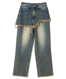 atmos pink Layered Denim Pants / アトモス ピンク レイヤード デニム パンツ