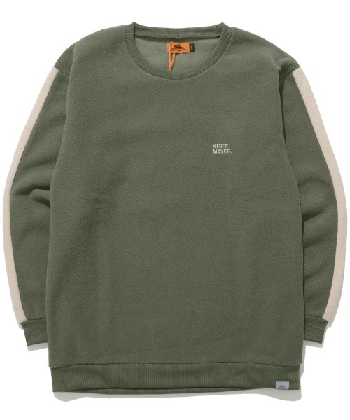 KRIFF MAYER Kid's Collection(クリフメイヤーキッズコレクション)の「【ふんわり裏起毛】かるポカクルー(スウェット・キッズ・サンドベージュ/ブラック/カーキ/レッド/ブラウン・140/130/120/150/170/160)」の4枚目の写真