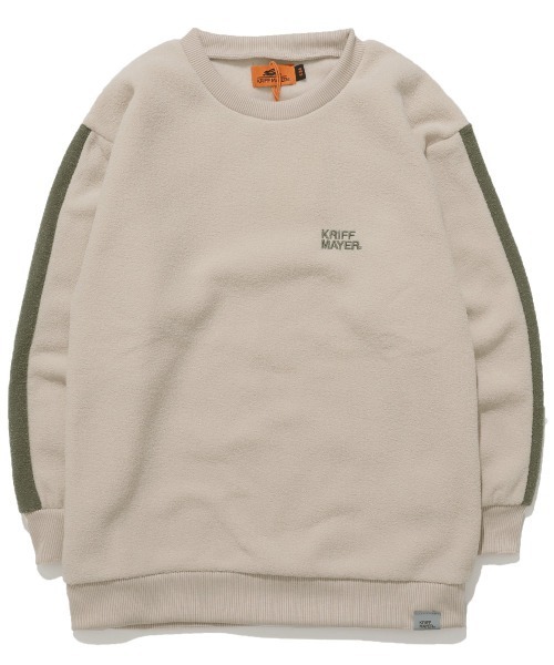 KRIFF MAYER Kid's Collection(クリフメイヤーキッズコレクション)の「【ふんわり裏起毛】かるポカクルー(スウェット・キッズ・サンドベージュ/ブラック/カーキ/レッド/ブラウン・140/130/120/150/170/160)」の3枚目の写真