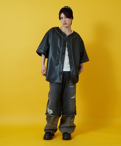 improves（インプローブス）の「カモフラ コンビ ダブルニーデニムパンツ（デニムパンツ・メンズ・ブルー/ブラック・SMALL/MEDIUM/LARGE）」の8枚目の写真