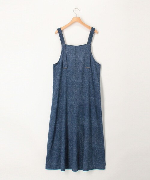 MICO COULIER（ミコクリエ）の「VINTAGE DENIMプリント キャミワンピース（ワンピース・レディース・インディゴブルー/サックスブルー・38）」の11枚目の写真