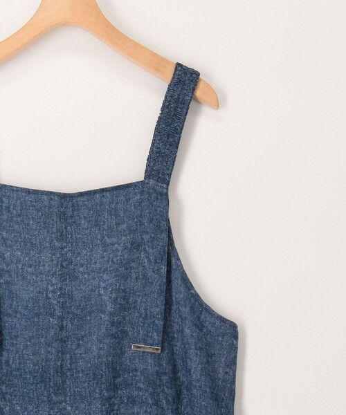 MICO COULIER（ミコクリエ）の「VINTAGE DENIMプリント キャミワンピース（ワンピース・レディース・インディゴブルー/サックスブルー・38）」の22枚目の写真