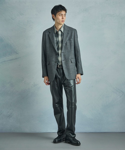 MEN'S BIGI（メンズビギ）の「ラムレザー５ポケットパンツ（その他パンツ・メンズ・ブラック・01/03/02）」の7枚目の写真