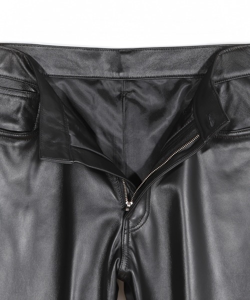 MEN'S BIGI（メンズビギ）の「ラムレザー５ポケットパンツ（その他パンツ・メンズ・ブラック・01/03/02）」の8枚目の写真
