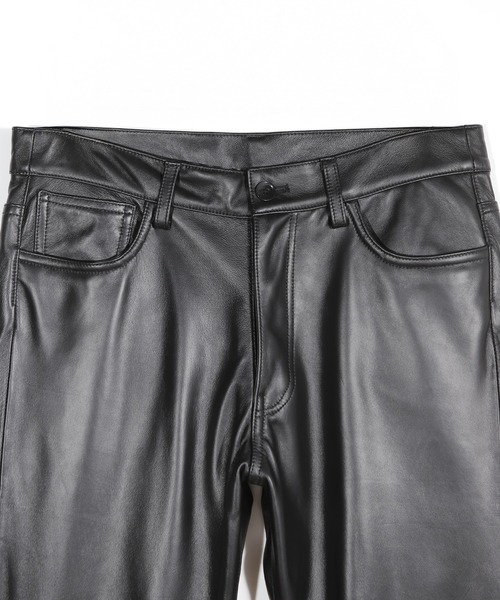 MEN'S BIGI（メンズビギ）の「ラムレザー５ポケットパンツ（その他パンツ・メンズ・ブラック・01/03/02）」の17枚目の写真