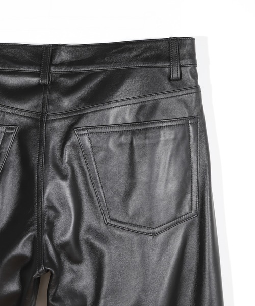 MEN'S BIGI（メンズビギ）の「ラムレザー５ポケットパンツ（その他パンツ・メンズ・ブラック・01/03/02）」の13枚目の写真