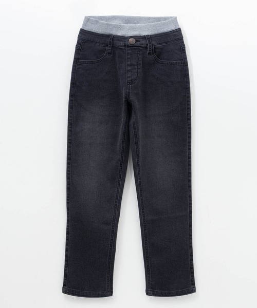 NAVY（ネイビー）の「NAVY のびるモン ツイルストレッチストレートリブパンツ（デニムパンツ・キッズ・カーキ/ブラック/ブルー/ブラック系その他/ネイビー/ベージュ・160/150/140/130/120）」の14枚目の写真