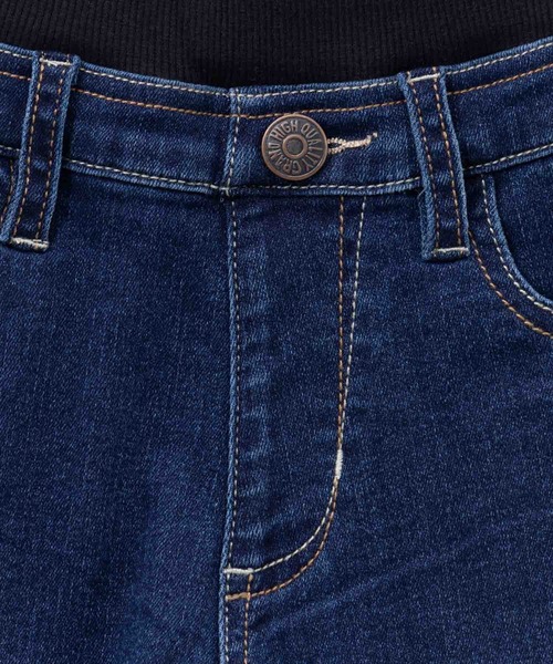 NAVY（ネイビー）の「NAVY のびるモン ツイルストレッチストレートリブパンツ（デニムパンツ・キッズ・カーキ/ブラック/ブルー/ブラック系その他/ネイビー/ベージュ・160/150/140/130/120）」の20枚目の写真
