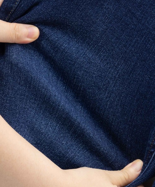 NAVY（ネイビー）の「NAVY のびるモン ツイルストレッチストレートリブパンツ（デニムパンツ・キッズ・カーキ/ブラック/ブルー/ブラック系その他/ネイビー/ベージュ・160/150/140/130/120）」の11枚目の写真