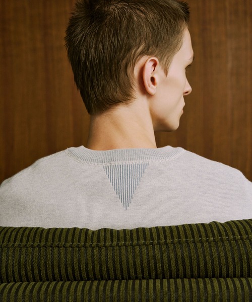 杢スウェット ニット プルオーバー（ニット/セーター）｜ADAM ET ROPE