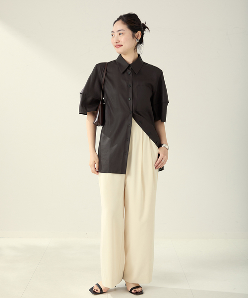 Plage Form half sleeveシャツ Form half sleeve シャツ（シャツ/ブラウス）｜Plage（プラージュ）の