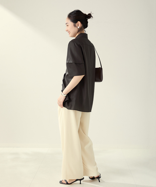 セール】Form half sleeve シャツ（シャツ/ブラウス）｜Plage