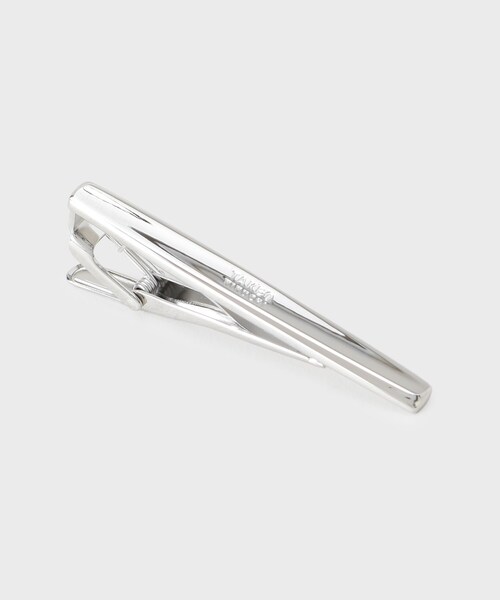 TAKEO KIKUCHI（タケオキクチ）の「テーパードタイバー ー 日本製の洗練された真鍮タイバー（ネクタイピン・メンズ・シルバー/シルバー系その他・00）」の3枚目の写真