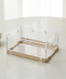 Ein（アイン）の「Ein/【積み重ね/折りたたみできる】クリア 収納ケース（収納グッズ）」