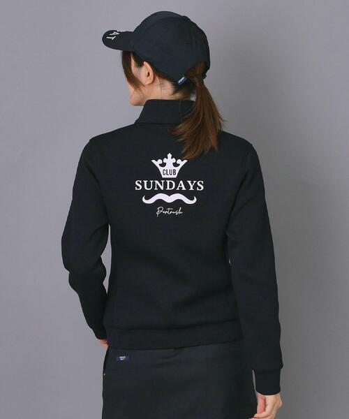 adabat(アダバット)の「【ADABAT NAVY】ライトスムースジップブルゾン(ブルゾン・レディース・ネイビー/ライトグレー系9・38/40/42)」の18枚目の写真