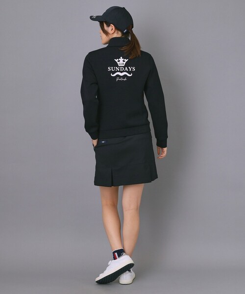 adabat(アダバット)の「【ADABAT NAVY】ライトスムースジップブルゾン(ブルゾン・レディース・ネイビー/ライトグレー系9・38/40/42)」の17枚目の写真