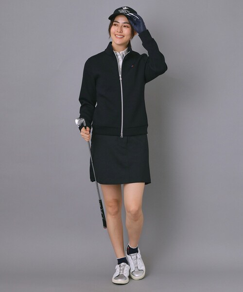 adabat(アダバット)の「【ADABAT NAVY】ライトスムースジップブルゾン(ブルゾン・レディース・ネイビー/ライトグレー系9・38/40/42)」の16枚目の写真