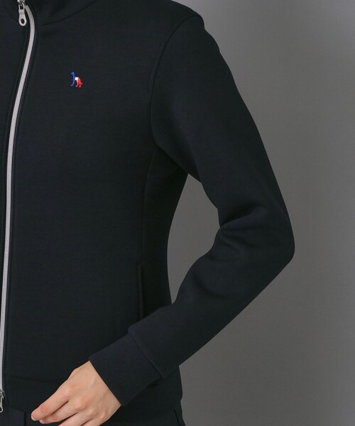 adabat(アダバット)の「【ADABAT NAVY】ライトスムースジップブルゾン(ブルゾン・レディース・ネイビー/ライトグレー系9・38/40/42)」の10枚目の写真