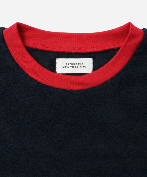 Saturdays NYC（サタデーズ ニューヨークシティ ）の「Naomi Petit Tee（Tシャツ/カットソー・レディース・ネイビー/ブラウン/ホワイト・M/S）」の22枚目の写真
