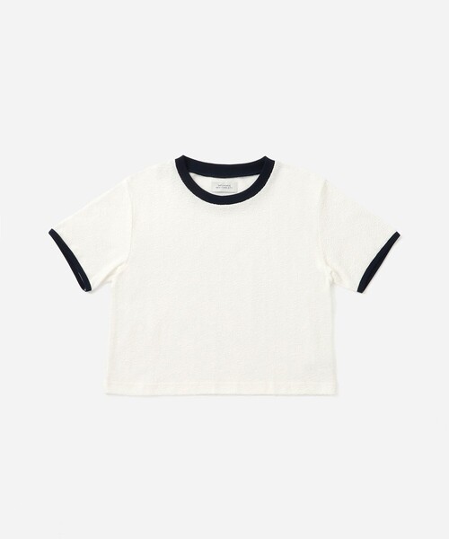 Saturdays NYC（サタデーズ ニューヨークシティ ）の「Naomi Petit Tee（Tシャツ/カットソー・レディース・ネイビー/ブラウン/ホワイト・M/S）」の15枚目の写真