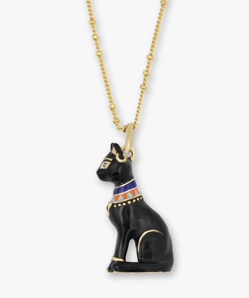 新品未使用！ANNA SUI 猫モチーフ ネックレス ANNA SUI アナスイシルバー925 猫のモチーフネックレス マーカサイト