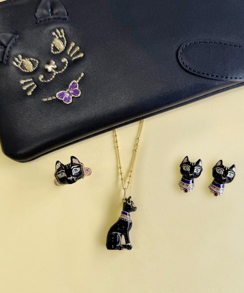 エジプトキャットモチーフ ネックレス（ネックレス）｜ANNA SUI