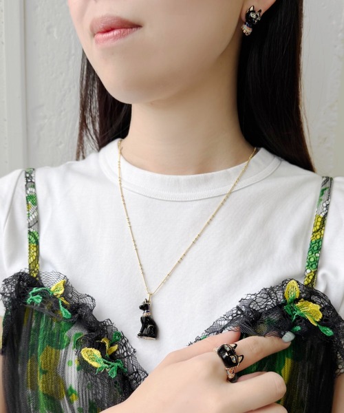 エジプトキャットモチーフ ネックレス（ネックレス）｜ANNA SUI