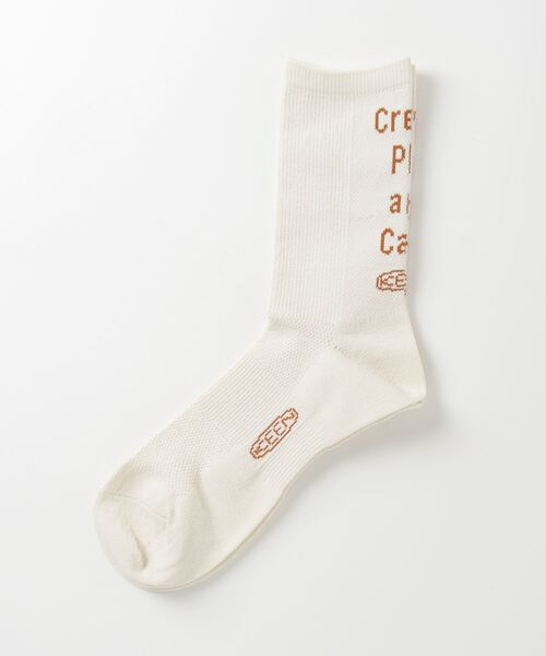 KEEN(キーン)の「WA-SHI SOCKS CREW / ワシ ソックス クルー(ソックス/靴下・メンズ・ホワイト・S/L/M)」の1枚目の写真