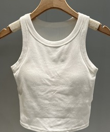 Dolce Fiora（ドルチェフィオラ）の「苦しくないカップ付きタンクトップ！伸びが良く着心地がいいのに綺麗なシルエットに（タンクトップ）」