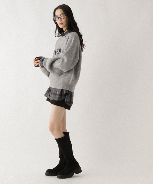 着回し力も肌見せも、着方次第で女っぽく】マルチWAYBIGチェックシャツ