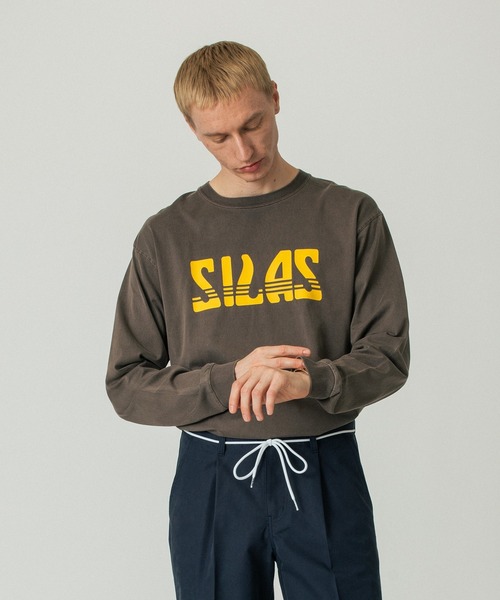 SILAS（サイラス）の「SOUND L/S TEE（Tシャツ/カットソー・メンズ・ブラウン/ネイビー/ブラック・XL/L/M）」の5枚目の写真
