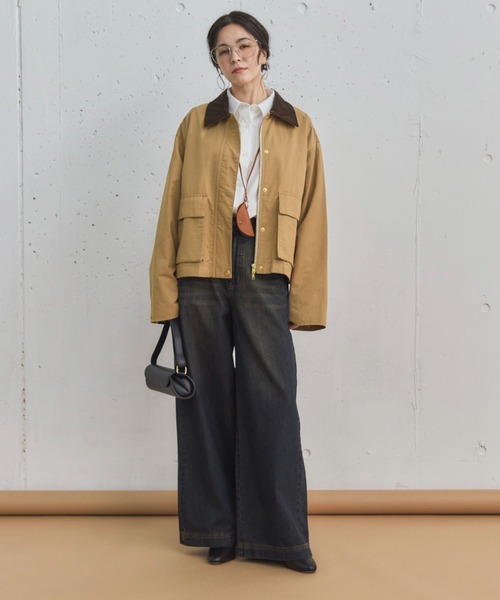 Doux archives（ドゥアルシーヴ）の「ハンティングジャケット（その他アウター・レディース・ベージュ/カーキ・38）」の4枚目の写真